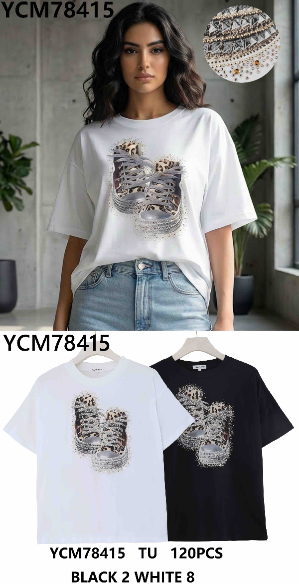 Bluzka damska (Francja produkt) Roz Standard, Mix Kolor .Paczka 10 szt